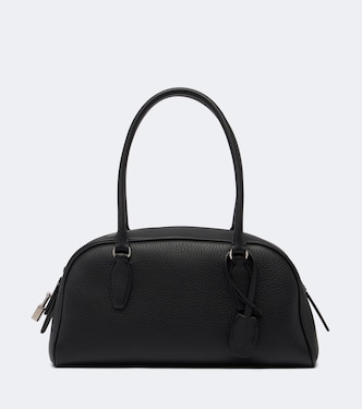 India E/W Small leather tote bag | The Row