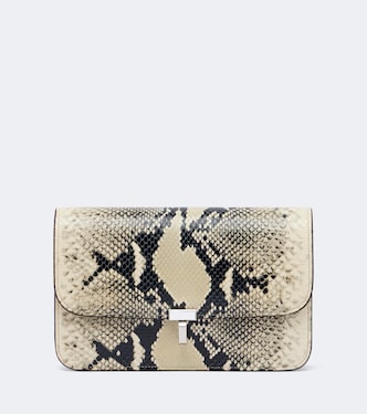 T-Lock snake-effect leather crossbody bag | Toteme