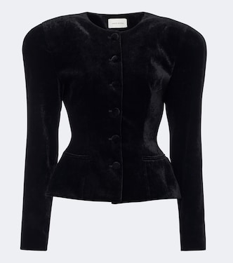 Peplum velvet blazer | Magda Butrym
