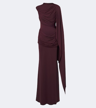Draped jersey gown | De La Vali