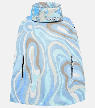 x Fusalp – Poncho Marmo imprimé | Pucci