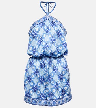 Isabelle printed halterneck jumpsuit | Poupette St Barth