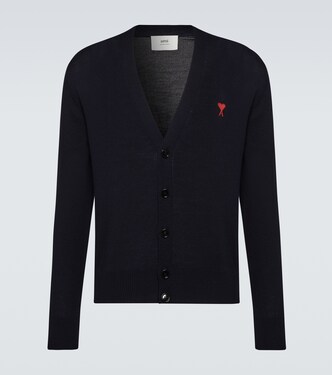 Ami De Cœur wool cardigan | Ami Paris