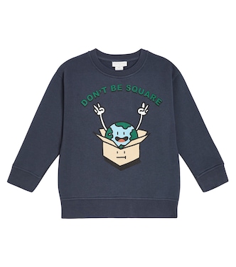 Printed cotton sweatshirt | Stella McCartney Kids