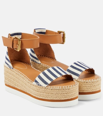 Espadrille-Sandalen Glyn aus Canvas | See By Chloé