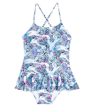 Grilly ruffle-trimmed swimsuit | Vilebrequin Kids