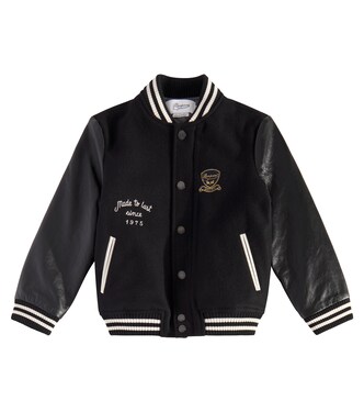 Darmouth wool-blend varsity jacket | Bonpoint