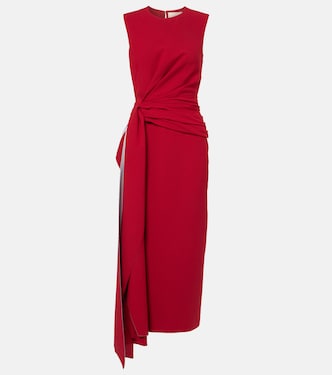 Robe midi Elham en crêpe | Roksanda