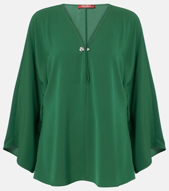 Umile crystal-embellished cady blouse | Max Mara