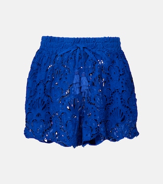 Floral lace cotton shorts | Farm Rio