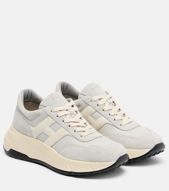 H669 suede and leather sneakers | Hogan
