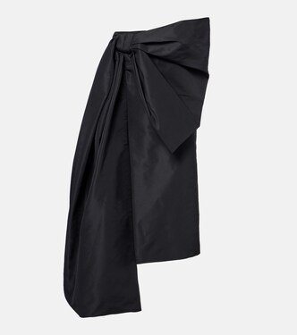 Bow-detail taffeta maxi skirt | Givenchy