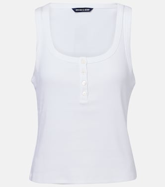 Abbott cotton-blend tank top | Veronica Beard