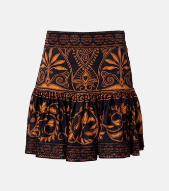 Cornely Ainika embroidered miniskirt | Farm Rio