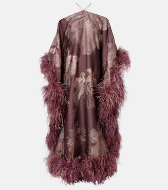 Kaftan Sza Sza Bloom mit Fil Coupé | Taller Marmo