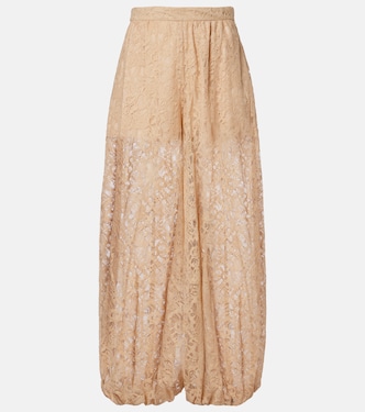 Lace balloon pants | Adriana Degreas