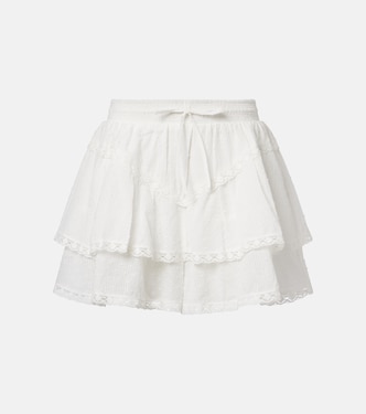 Bestickte Shorts Thia aus Baumwolle | Poupette St Barth