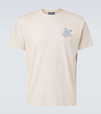 Embroidered cotton jersey T-shirt | Vilebrequin