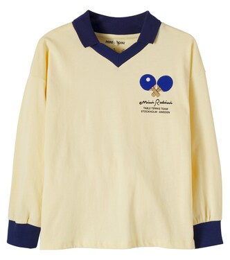 Table Tennis cotton jersey polo sweatshirt | Mini Rodini