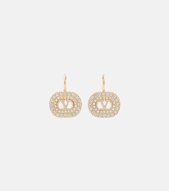 VLogo Swarovski®-embellished earrings | Valentino