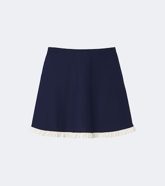 Ruffled jersey miniskirt | Karla Colletto