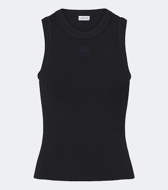 Anagram cotton-blend tank top | Loewe