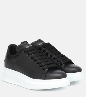 Oversized leather sneakers | McQueen