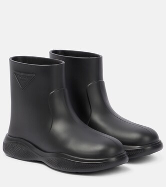 Mellow rubber ankle boots | Prada