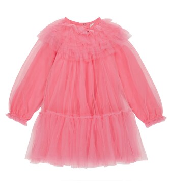 Ruffled tulle dress | Monnalisa