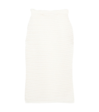 Modern Textures crochet pencil skirt | Dorothee Schumacher
