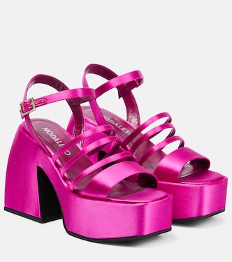 Bulla Chibi satin platform sandals | Nodaleto