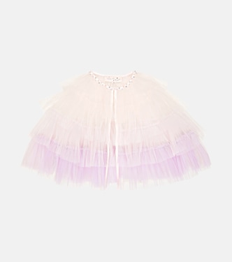Cape Josette en tulle à ornements | Tutu Du Monde