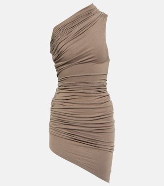 One-shoulder jersey minidress | Entire Studios