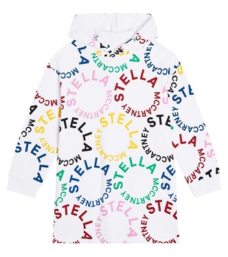 Logo cotton jersey sweatshirt dress | Stella McCartney Kids