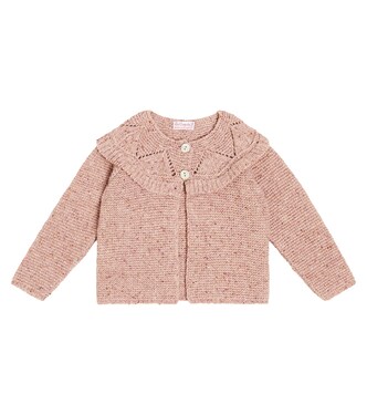 Baby Baena wool-blend cardigan | La Coqueta