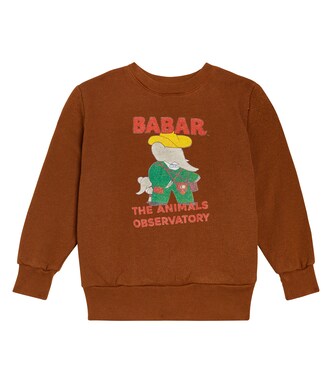 x Babar cotton jersey sweatshirt | The Animals Observatory