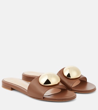 Sphera embellished leather mules | Gianvito Rossi