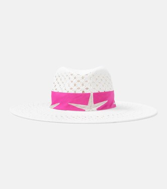 Printed raffia sun hat | Valentino