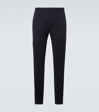 Cotton-blend straight pants | Zegna