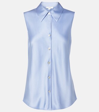 Chemise en satin de soie | Vince