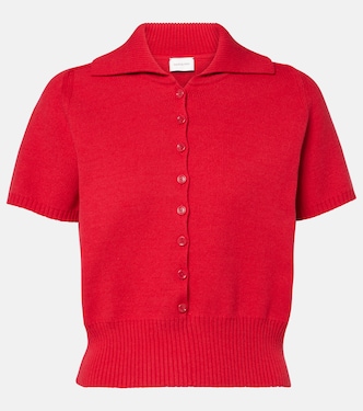 Cropped cotton-blend sweater | Magda Butrym