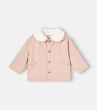 Baby Tjarda ruffled cotton jacket | Donsje