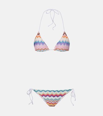 Zigzag lamé bikini | Missoni