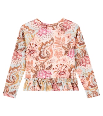 Printed rashguard top | Zimmermann Kids