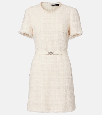 فستان قصير من تويد القطن المخلوط Medusa '95 | Versace