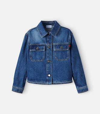 Jeansjacke Web Stripe | Gucci Kids