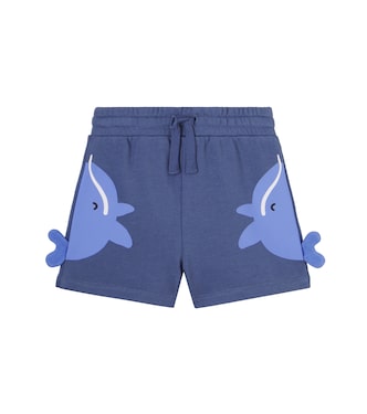 Baby printed cotton jersey shorts | Stella McCartney Kids