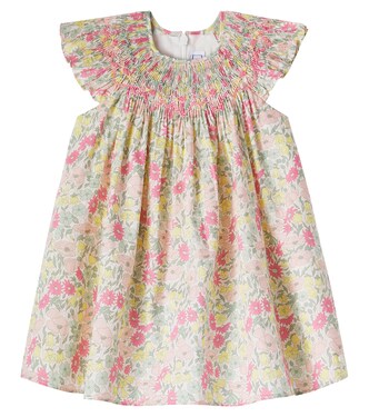 Baby floral smocked cotton dress | Tartine et Chocolat