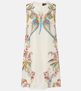 Vestido corto de seda estampado | Etro