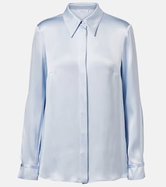 Cruz silk satin shirt | Gabriela Hearst